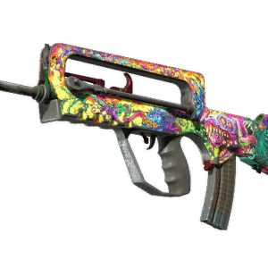 FAMAS | Bad Trip (Battle-Scarred)
