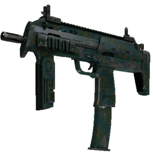 MP7 | Teal Blossom (Well-Worn)